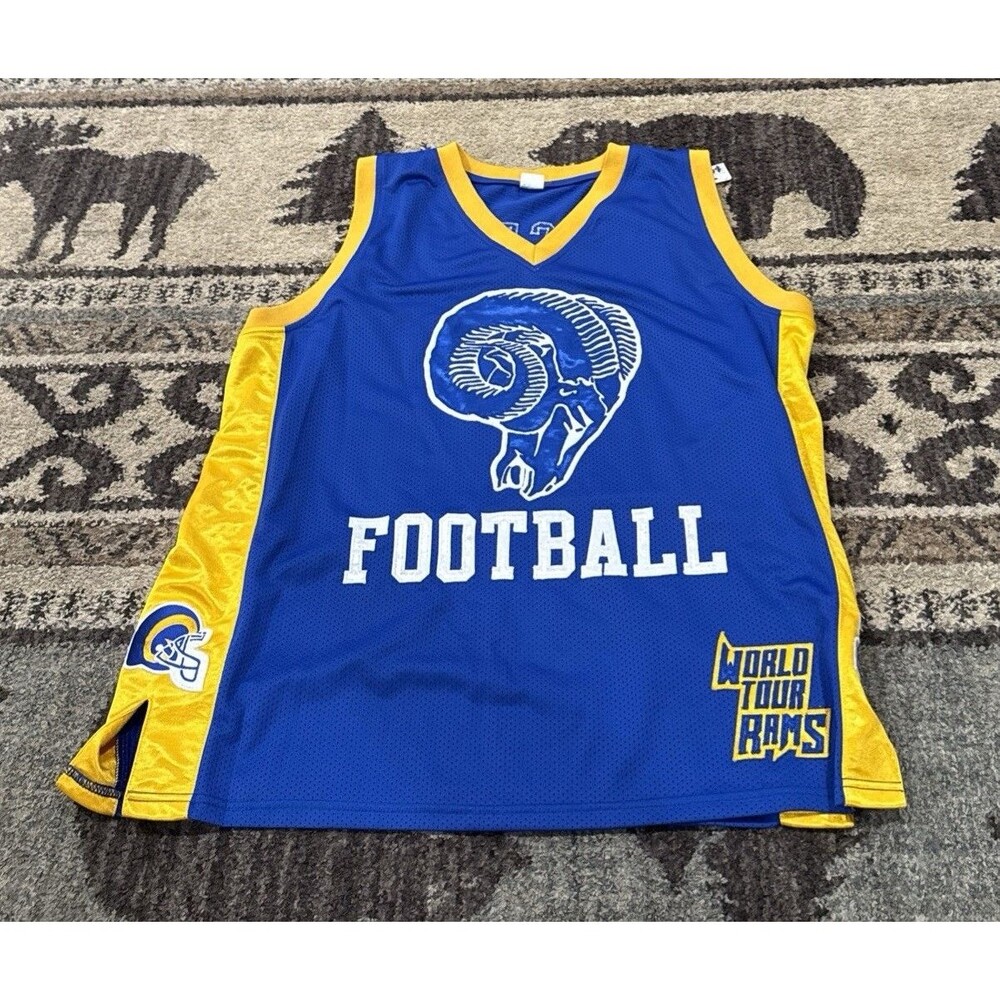 Los Angeles LA Rams football Jersey Tank World Tour Youngblood 85 Retro sewn On
